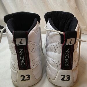 Jordan 23 Classic White and Black Sneakers Size 8